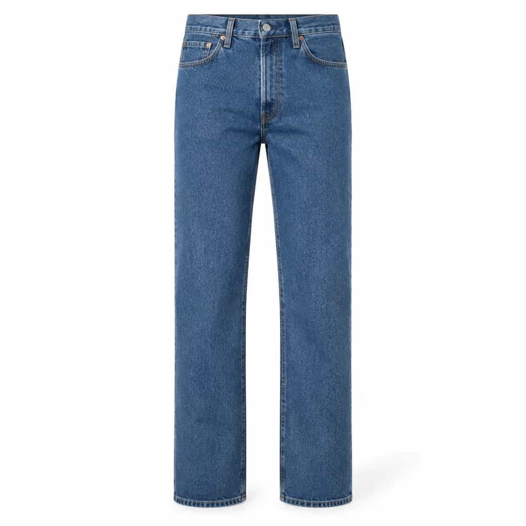 Pantalón de mezclilla recto
